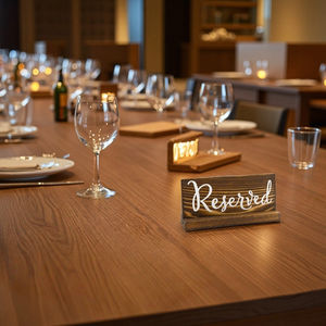 Letreros de Madera Rústicos para Decoración de Pared, Letreros Personalizados de Madera Ecológica para el Hogar, con Acabado Pulido, Color Marrón - Product Image 4