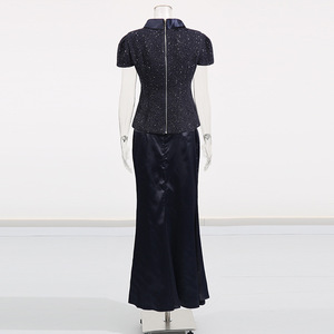 <span class=keywords><strong>Traje</strong></span> de moda de alta calidad elegante <span class=keywords><strong>azul</strong></span> <span class=keywords><strong>marino</strong></span> <span class=keywords><strong>para</strong></span> <span class=keywords><strong>mujer</strong></span>, falda de satén, <span class=keywords><strong>traje</strong></span> de lujo <span class=keywords><strong>para</strong></span> <span class=keywords><strong>mujer</strong></span>, trajes elegantes de Tweed bordados <span class=keywords><strong>para</strong></span> <span class=keywords><strong>mujer</strong></span> - Product Image 4