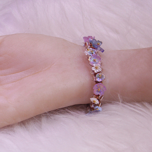 Bracelet de mode en macramé pour bricolage en gros Agate naturelle de couleur brute Olivine Rose cristal de <span class=keywords><strong>quartz</strong></span> clair élément de guérison - Product Image 6