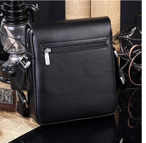 Nouveau Sac Bandoulière Petit Carré Élégant Imperméable en Cuir PU, Vente en Gros d'Usine de Qualité pour Hommes - Product Image 3