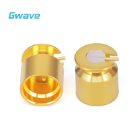 Connecteur RF mâle en laiton plaqué or Gwave GPO-JHD103-S 50 Ohm conforme RoHS pour PCB SMT DC-26.5GHz