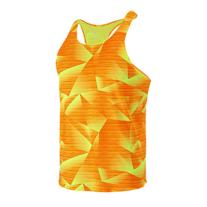 Débardeur Homme 100% Polyester Tricoté Uni Anti-Boulochage Respirant pour Marathon avec Impression par Sublimation - Product Image 3
