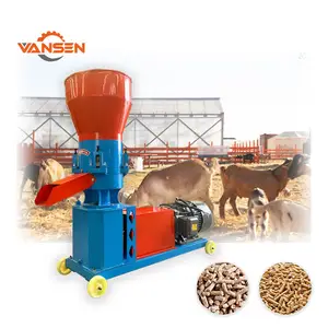 High quality chickens ducks cows sheep poultry animal feed pellet making machine