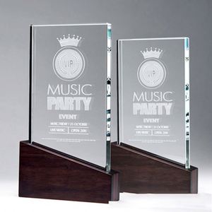 Souvenir Corporate Gifts Crystal Glass Handshake Award Trophys Shake Hand Trophy With Logo Engraving - Product Image 4