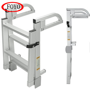 Eyfoyo — échelle de <span class=keywords><strong>piscine</strong></span> marine en aluminium, <span class=keywords><strong>4</strong></span> <span class=keywords><strong>marches</strong></span>, pour bateau attique, pour yacht - Product Image 5