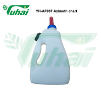 Biberon portable debout de 2,6 L/4 L, équipement pour animaux, biberon d'allaitement pour bétail avec valve, biberon d'alimentation au lait pour veaux pour élevage
