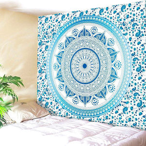 Tapiz colgante de pared bohemio de Mandala Hippie tradicional de alta calidad, decoración de plata gitana Hippy indio Ombre para dormitorio bohemio - Product Image 6