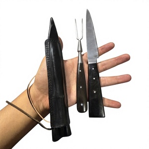 Ensemble de couteaux de cuisine médiévaux faits à la main pour les détaillants - Product Image 1