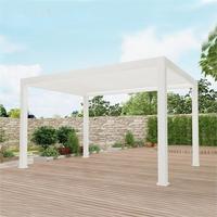 3x3 3x4 4x3 4x4 4x5 4x6 6x3 6x4 6x5 6x6m yan ile açık alüminyum tente pergola