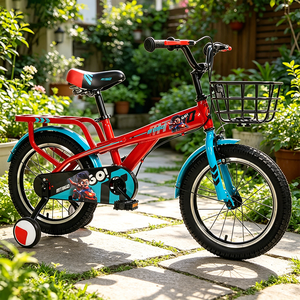 Bicicleta de Montaña MTBGO para Niños y Niñas, Cuadro de Acero de Alto Carbono, Frenos, Bicicleta Infantil para Niños - Product Image 1