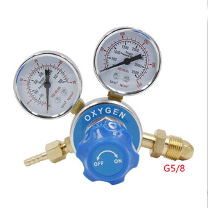 Manomètre d'oxygène en alliage d'aluminium pour le commerce extérieur transfrontalier, régulateur d'oxygène à filetage externe G5/8, régulateur de manomètre d'acétylène, exportation vers - Product Image 2