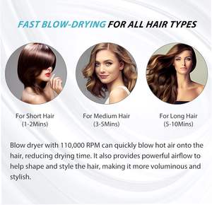 Haute vitesse BLDC sèche-cheveux en gros <span class=keywords><strong>Onestep</strong></span> personnaliser Original coloré température constante sèche-cheveux brosse - Product Image 5