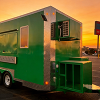 Camion bar à cocktails mobile entièrement équipé, remorquable, pour les mariages et la restauration de boissons