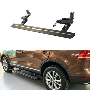 Estribos Eléctricos Laterales Completos de Aleación de Aluminio Negro WEIJIA, OEM ODM, Compatibles con Nissan X-Trail 2015-2020, Sin Perforación - Product Image 1