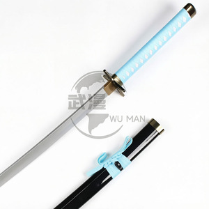 Katana d'anime non affûté de 40,9 pouces, réplique de Zanpakuto Hyorinmaru de Toshiro <span class=keywords><strong>Hitsugaya</strong></span> (<span class=keywords><strong>Bleach</strong></span>) pour cosplay et exposition - Product Image 4