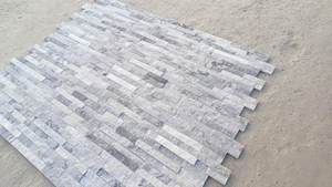 Panneau mural en pierre de culture de style design moderne gris nuage <span class=keywords><strong>ardoise</strong></span> de pavage extérieure ultra-mince revêtement extérieur en gros fendu - Product Image 5