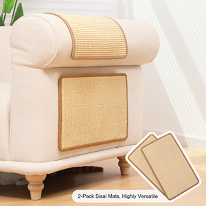 Wholesale Sisal Cat <b>Scratching</b> Mat Custom <b>Scratching</b> <b>Pad</b> for Indoor Cats with Adhesive Hook Loop Tape Indoor Cat <b>Scratching</b> <b>Pad</b> - Product Image 5