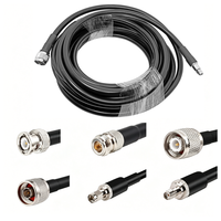 Câble coaxial SMA mâle et N femelle BNC/TNC flexible à très faible perte LMR400 LMR240 LMR300, rallonge de communication