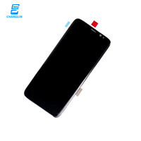 Pour samsung écran gros pantalla celulaire téléphone portable LCD s8 + s8 plus avec cadre petite taille lcds