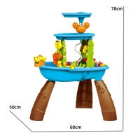 Nouveau été jouets 3 niveaux extérieur eau sable Table enfants eau jouer Table activité Table été extérieur jouet sur plage arrière-cour