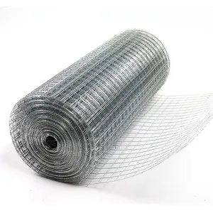 12.5x12.5 Electro Galvanized Welded Wire Mesh Fence Roll Weight Per Square Meter