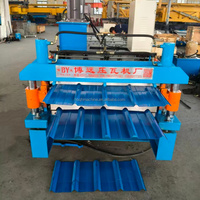 Máquina Formadora de Paneles de Techo de Doble Capa, Máquina de Fabricación de Lámina Corrugada de Acero de Color