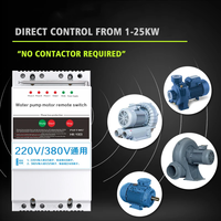 Interruptor de control remoto dual universal de 220V/380V, cuenta regresiva de 11KW, 1-999 segundos/minuto/hora, protección contra pérdida de fase, 10A, función máx.
