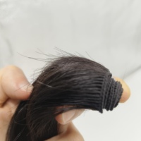 Extensions de cheveux tressées au crochet, tissées à la main, extensions de cheveux Genius Machine Weft, extensions de cheveux plume, extensions de cheveux 12A 100g
