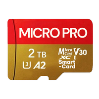 Carte mémoire U3 64 Go mise à niveau 2 To, prise en charge 8K, type B, carte SD U3 2 To haute endurance, carte mémoire 8K prise en charge Kingston type B 2 To
