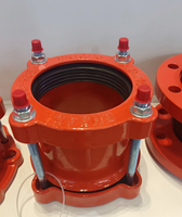 Fábrica Suporta Personalização Conexões De Tubulação Ferro Dúctil/Aço Carbono Fundição Flange Acoplamento Desmontagem Conjunta