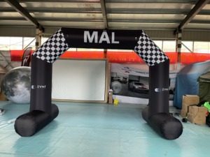 Gapura Inflatable Oxford Tahan Lama untuk Masuk dan Keluar, Dilengkapi Banner Sponsor untuk Iklan, Cocok untuk Start Finish Lomba Marathon - Product Image 3