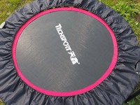 Fabricants d'origine : Rebounder de fitness pliable 40"/48"/54" avec tapis antidérapant et poignée pour exercices en salle de sport