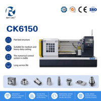 Tour CNC CK6150 pour le tournage de métaux et le traitement d'arbres de pièces automobiles