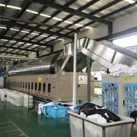 Promotion : Laveuse tunnel industrielle commerciale pour blanchisserie professionnelle, linge et draps