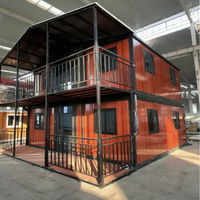 Hochwertiges 20-Fuß-Containerhaus, wasserdicht, Sandwichpaneel, vorgefertigt, erweiterbar