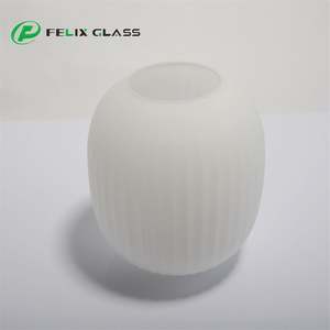 Cúpula de Vidrio Blanco Ópalo de Alta Calidad para Lámpara Colgante o Araña - Product Image 3