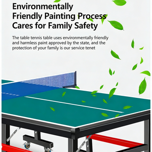 Nouveau produit Table de tennis de table professionnelle Table de ping-pong d'extérieur pour compétition de club Véritable rebond Cadre robuste Jeu professionnel - Product Image 5