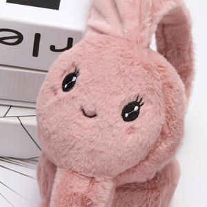 Ушные варежки BoTu с милыми движущимися ушками кролика, для студентов и пар, стильные, для холодной зимы, плюшевые, оптом - Product Image 5