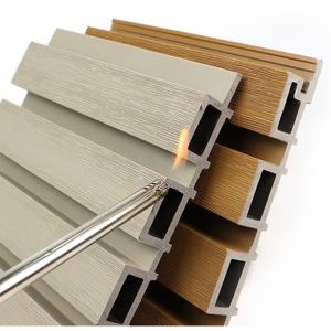 Great Composite <b>Interior</b> <b>Wall</b> <b>Panels</b> Wpc <b>Wall</b> Paneling Sheet Outdoor Fluted Decorative Slat Modern <b>Wall</b> <b>Cladding</b> - Product Image 2