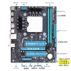 อัลตร้า ES ออนบอร์ด Ultra5ซีพียู125H/Ultra7 155H/165H เดสก์ท็อปเมนบอร์ดชุดรวม cpu/gpu/npu Ai PCIe4.0คู่ DDR5 argh SATA - Product Image 5