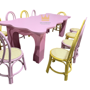 Sillas Infantiles de Ratán Hechas a Mano, Decoración para Fiestas de Cumpleaños, Asientos para Eventos Infantiles, Muebles Ecológicos Naturales - Product Image 3