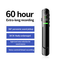 Enregistreur vocal numérique professionnel, longue autonomie, suppression du bruit HD, WAV, USB, boîtier métallique, appareil d'enregistrement audio pour les réunions