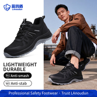 Chaussures de sécurité décontractées pour hommes Lanoudun, anti-écrasement, anti-perforation, confortables et résistantes à l'usure, vente directe d'usine