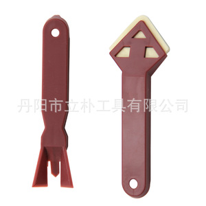 Mr Drill Grout Scraper 2pc <b>Plastic</b> Caulking Tool Sealant Smoother For Construction <b>Tile</b> Accessories - Product Image 4