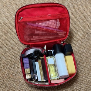 Black Polka Dot <b>Makeup</b> Storage Bag PU Leather Travel Cosmetic <b>Case</b> With Mesh Pocket For <b>Brushes</b> Beauty Toiletry Hand Bag - Product Image 6