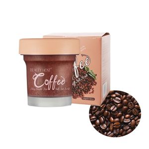 Exfoliante Corporal de Sal Marina Orgánica, Reparador, Blanqueador y Limpiador, con Extracto Natural de Café, Logotipo Personalizado al por Mayor OEM - Product Image 1