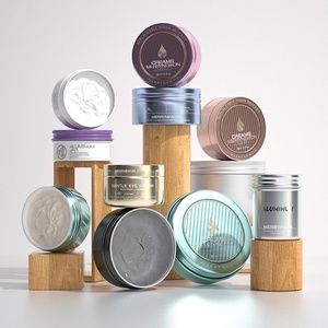 60ml-150ml Custom Aluminum Jar Cosmetic Packaging for Face Cream & Essential Oil Recycled Materials Custom Printing - Product Image 1