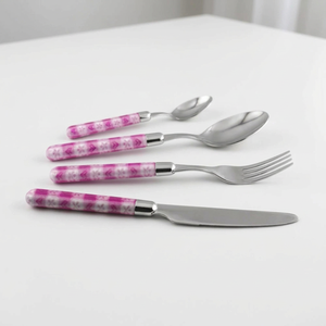 Fine Quality Cheaper Sliver Cutlery Stainless Steel Spoon Knife and Fork Flatware <b>Set</b> for Hotel Resort Restaurant Dinnerware - Product Image 1