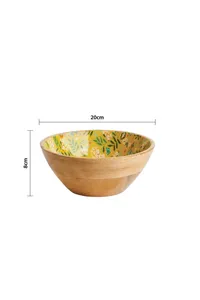 Tazón de Madera Pulido Hecho a Mano de Calidad de Exportación para Refrigerios, Frutos Secos, Postres y Uso en el Hogar/Fiestas - Product Image 4
