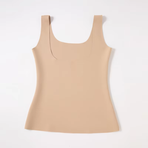 Mujeres Compresión Comodidad Soft Tank Colombia <span class=keywords><strong>Como</strong></span> Moldeador de cuerpo sin mangas Cintura Cinchers Body Shapers Blusa Trackless Shaper - Product Image 2